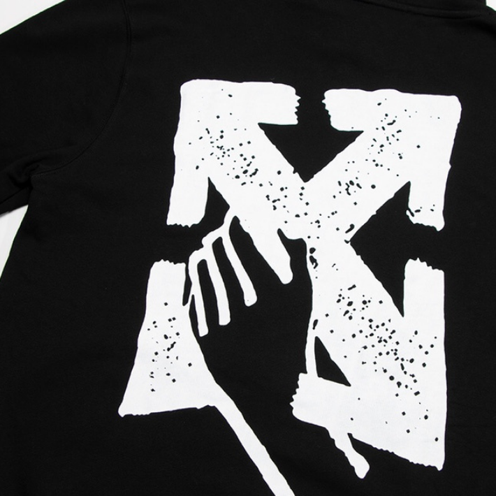 Moletom "Printed Arrows" Off-White