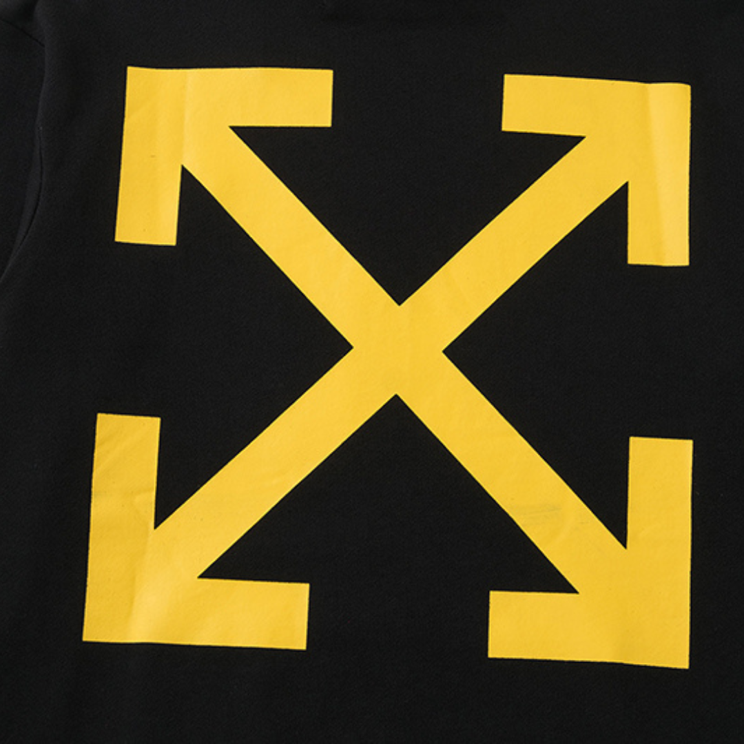 Moletom  "Caravaggio Arrows" Black & Yellow Off-White™
